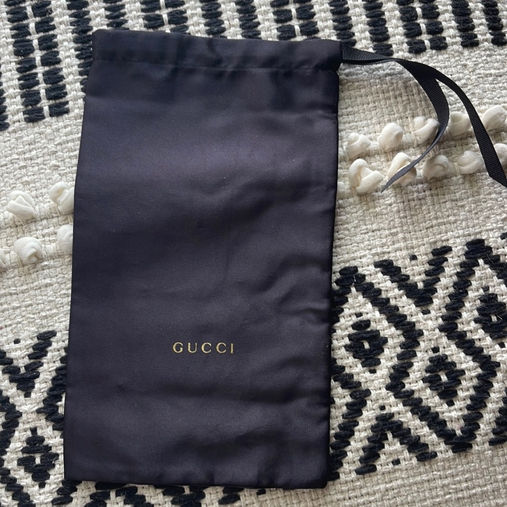 Gucci satin pouch
